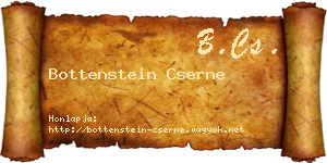 Bottenstein Cserne névjegykártya